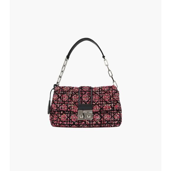 DIOR Tweed New Rock Shoulder Bag A-A31075 - Picture 1 of 12
